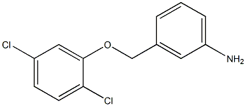 3-(2,5-dichlorophenoxymethyl)aniline Structure