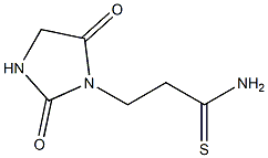 3-(2,5-dioxoimidazolidin-1-yl)propanethioamide 구조식 이미지