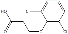 3-(2,6-dichlorophenoxy)propanoic acid Structure