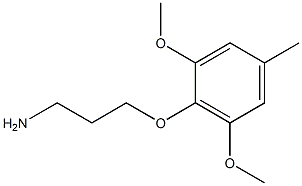 3-(2,6-dimethoxy-4-methylphenoxy)propan-1-amine Structure