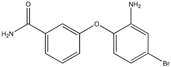 3-(2-amino-4-bromophenoxy)benzamide 구조식 이미지