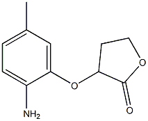 3-(2-amino-5-methylphenoxy)oxolan-2-one 구조식 이미지