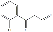 3-(2-chlorophenyl)-3-oxopropanal Structure