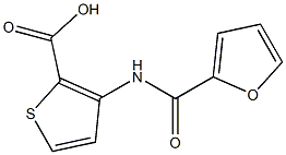 3-(2-furoylamino)thiophene-2-carboxylic acid 구조식 이미지