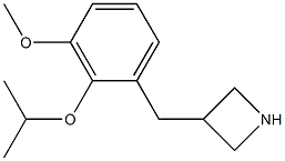 3-(2-isopropoxy-3-methoxybenzyl)azetidine 구조식 이미지