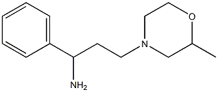 3-(2-methylmorpholin-4-yl)-1-phenylpropan-1-amine 구조식 이미지