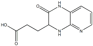 3-(2-oxo-1,2,3,4-tetrahydropyrido[2,3-b]pyrazin-3-yl)propanoic acid Structure