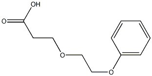3-(2-phenoxyethoxy)propanoic acid Structure