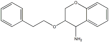 3-(2-phenylethoxy)-3,4-dihydro-2H-1-benzopyran-4-amine 구조식 이미지