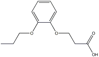 3-(2-propoxyphenoxy)propanoic acid 구조식 이미지