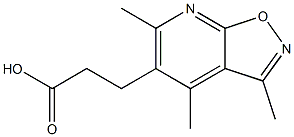 3-(3,4,6-trimethylisoxazolo[5,4-b]pyridin-5-yl)propanoic acid Structure