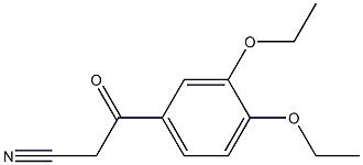 3-(3,4-diethoxyphenyl)-3-oxopropanenitrile Structure