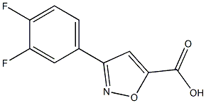 3-(3,4-difluorophenyl)-1,2-oxazole-5-carboxylic acid Structure