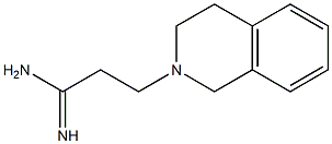 3-(3,4-dihydroisoquinolin-2(1H)-yl)propanimidamide 구조식 이미지