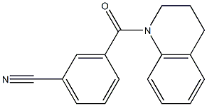 3-(3,4-dihydroquinolin-1(2H)-ylcarbonyl)benzonitrile 구조식 이미지