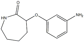 3-(3-aminophenoxy)azepan-2-one Structure