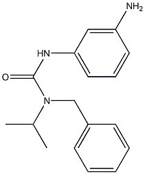 3-(3-aminophenyl)-1-benzyl-1-propan-2-ylurea Structure