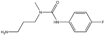 3-(3-aminopropyl)-1-(4-fluorophenyl)-3-methylurea 구조식 이미지