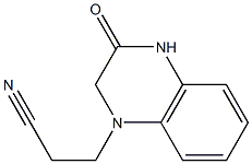 3-(3-oxo-1,2,3,4-tetrahydroquinoxalin-1-yl)propanenitrile 구조식 이미지