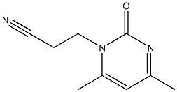 3-(4,6-dimethyl-2-oxopyrimidin-1(2H)-yl)propanenitrile Structure