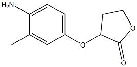 3-(4-amino-3-methylphenoxy)oxolan-2-one Structure