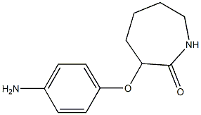 3-(4-aminophenoxy)azepan-2-one 구조식 이미지