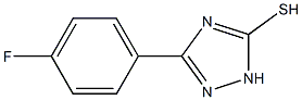 3-(4-fluorophenyl)-1H-1,2,4-triazole-5-thiol Structure