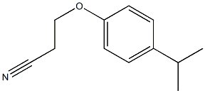 3-(4-isopropylphenoxy)propanenitrile 구조식 이미지