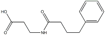 3-(4-phenylbutanamido)propanoic acid 구조식 이미지
