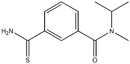 3-(aminocarbonothioyl)-N-isopropyl-N-methylbenzamide 구조식 이미지