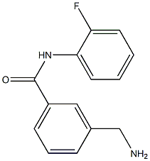 3-(aminomethyl)-N-(2-fluorophenyl)benzamide 구조식 이미지