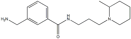 3-(aminomethyl)-N-[3-(2-methylpiperidin-1-yl)propyl]benzamide 구조식 이미지