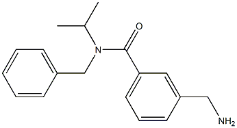 3-(aminomethyl)-N-benzyl-N-(propan-2-yl)benzamide Structure