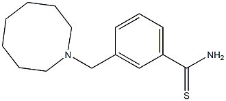 3-(azocan-1-ylmethyl)benzene-1-carbothioamide 구조식 이미지