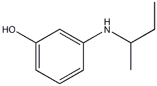 3-(butan-2-ylamino)phenol Structure