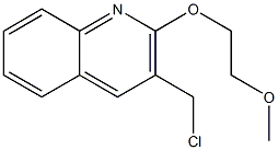 3-(chloromethyl)-2-(2-methoxyethoxy)quinoline Structure