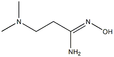 3-(dimethylamino)-N'-hydroxypropanimidamide 구조식 이미지