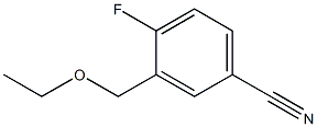 3-(ethoxymethyl)-4-fluorobenzonitrile 구조식 이미지