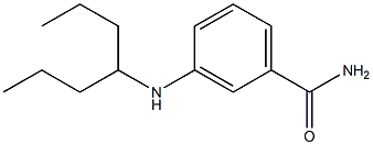 3-(heptan-4-ylamino)benzamide 구조식 이미지
