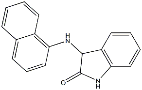 3-(naphthalen-1-ylamino)-2,3-dihydro-1H-indol-2-one Structure