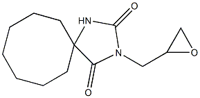 3-(oxiran-2-ylmethyl)-1,3-diazaspiro[4.7]dodecane-2,4-dione 구조식 이미지