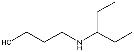 3-(pentan-3-ylamino)propan-1-ol 구조식 이미지