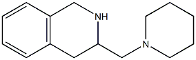 3-(piperidin-1-ylmethyl)-1,2,3,4-tetrahydroisoquinoline 구조식 이미지