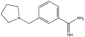 3-(pyrrolidin-1-ylmethyl)benzenecarboximidamide 구조식 이미지