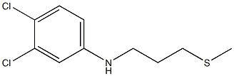 3,4-dichloro-N-[3-(methylsulfanyl)propyl]aniline Structure