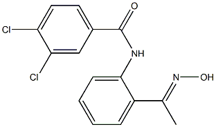 3,4-dichloro-N-{2-[1-(hydroxyimino)ethyl]phenyl}benzamide Structure