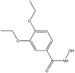 3,4-diethoxy-N-hydroxybenzamide 구조식 이미지