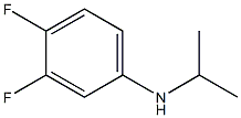 3,4-difluoro-N-(propan-2-yl)aniline 구조식 이미지