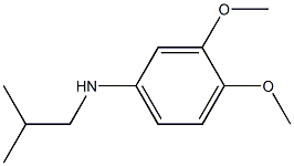 3,4-dimethoxy-N-(2-methylpropyl)aniline Structure