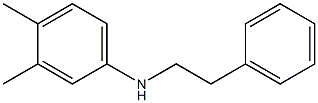 3,4-dimethyl-N-(2-phenylethyl)aniline Structure